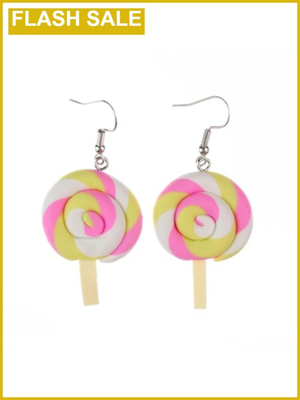 Acrylic Lollipop Rainbow Dangle Earrings for Women Halloween Christmas Gift